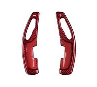 Yurefax For Lexus, 2016 2017 2018 2019 2020 2021 RX300 LX570 GS450h F Sport Carbon Fiber Car Steering Wheel Paddle Shifter Extend Sticker Car Paddle Shifter(Red)