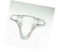 Yurefax, for Mercedes-Benz, C Class W205/E Class W213/GLC X253, ABS Steering Wheel Button Frame Decoration Cover Trim Car Styling Steering Wheel Decal(Silver)