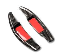 Yurefax for Mercedes, for Benz, New E Class E260 2021 Car Steering Wheel Shift Paddle Extension Shifter Real Carbon Fiber Car Paddle Shifter(Black)