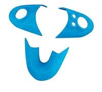 Yurefax, for MINI, Cooper F Series F54 F55 F56 F57 F60, Suede Wrap Interior Parts Car Steering Wheel Button Cover Tirm Decor Sticker Steering Wheel Decal(Sky Blue)