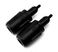 Yurefax For Mt03, for Mt 03 2014-2023 2017 2018 2021 2022 Motorcycle Frame Sliders Falling Protection Crash Protectors Motorbike Crash Bar Motorcycle Front Fork Protector(Black)