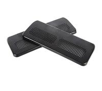 Yurefax For NISSAN, Patrol Y62 2013-2021 2PCS Car Under Seat Air Outlet Cover Net Rear Back Air Flow Vent Grille Protection Cover Caps Under Seat Air Vent Cover Air Vent Cover