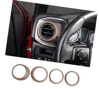 Yurefax, for Tacoma 2016-2020, ABS pear wood car steering wheel button frame glass lift switch frame sticker interior accessories Steering Wheel Decal(BLACK 2)