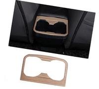 Yurefax, for Tacoma 2016-2020, ABS pear wood car steering wheel button frame glass lift switch frame sticker interior accessories Steering Wheel Decal(BLACK 8)