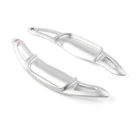 Yurefax for Toyota, Camry 2018 2019 2020 Car Shifter Paddle Steering Wheel Direct Shift Gear Modified Paddle Cover Sticker Aluminum Car Paddle Shifter(Silver)