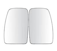 Yurefax, for Vauxhall, for Movano 2010 2011 2012 2013 2014 2015 2016 2017 2018 2019 2020 Car Rearview Heated Door Side Convex Side Door Car Wing Mirror Glass(BLACK Onecolor)