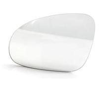 Yurefax, for VW, for Golf, 5, for MK5, for Jetta, for Passat, B6 2006 2007 2008 2009 1 Pair Car Side Rearview Wing Mirror White Glass Heated Side Door Car Wing Mirror Glass(BLACK Left)