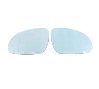 Yurefax, for VW, for Golf, for Jetta, 2005 2006 2007 2008 2009 2010 7M3857522E Car Left/Right Blue Heated Rearview Mirror Glass Side Door Car Wing Mirror Glass(BLACK Onecolor)