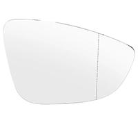 Yurefax, for VW, for Scirocco, for EOS, 2005-2018 Heated Side Mirror Glass Door Wing Rear View Rearview Mirror Glass Side Door Car Wing Mirror Glass(BLACK Right Side Rh)