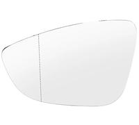 Yurefax, for VW, for Scirocco, for EOS, 2005-2018 Heated Side Mirror Glass Door Wing Rear View Rearview Mirror Glass Side Door Car Wing Mirror Glass(BLACK Left Side Lh)