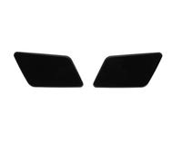 Yurefax Front Bumper Headlight Washer Spray Nozzle Jet Cover Cap, for BMW, X1 E84 2009 2010 2011 2012 2013 2014 51112993585 51112993586 Car Washer Nozzle Cover(BLACK SET)
