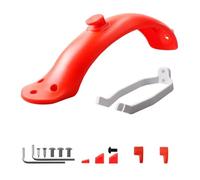 Yurefax Front Rear Back Fender Mudguard Suppor Bracket, for Xiaomi, M365 /Pro Electric Scooter Fender Tail Light Battery Tail Light Cable Skateboard Mudguard(Orange)