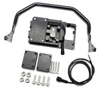 Yurefax GPS Moto Phone Mount, for BMW, for R1250GS LC, for Adventure 2019-2022 Wireless Charging Phone Navigation Bracket Phone Holder USB Charger Motorcycle Phone Holder(BLACK Full set AC)