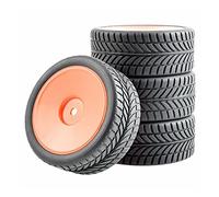 Yurefax Grip Tires Wheel, for HSP, for HPI, 1/10 1:10 On-Road Speed Car RC 9071-6085 Rc Car Tire(9071-6085)