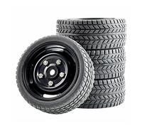 Yurefax Grip Tires Wheel Set, for HSP, for HPI, 1/10 1:10 On-Road Car RC Rim51-6088 Rc Car Tire(Rim51H-6088)