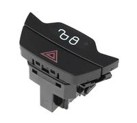 Yurefax Hazard Warning Light Button Lock open Switch, for Ford, B-MAX C-MAX, for Ecosport, for Fiesta, for Focus, Kuga Transit 2008-2019 1519127 1767567 car hazard light control Hazard Switch Button