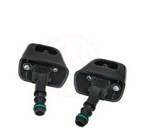 Yurefax Headlight Auto Headlamp Washer Spray Nozzle Jet Sprayer, for Nissan, for X-Trail, for Xtrail, T31 2008-2014 28641-3UY0A RH 28642-3UY1B LH Headlight Washer Nozzle(Set)