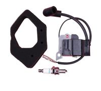 Yurefax Ignition Coil Air Filter Foam Spark Plug Kit 4 Stroke Lawn Mower Engine Motor Spare Part GX25 HHT25S WX10K1 Ignition Coil