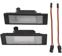 Yurefax LED Number Plate Lamp, for BMW, 1-Series E81 E87 F20 6-Series E63 E64 F06 F12 F13 Z4/E85 K48 White License Plate Light Assembly License Plate Light