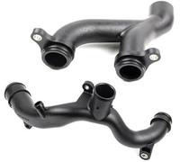 Yurefax LR090630 LR092992 LR050934 Engine Water Pump Water Pipe for Landrover Ranger Oversport Discovery 4/3 Cooling Water Pipe Radiator Hose Replacement(Black Lr092992 Lr090630)