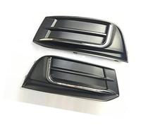 Yurefax Mesh Grill Spoiler, A3 2017-2018 Fog Light Grills 2PCS Left Right Car Front Bumper Lamp Cover Racing Direct Replacement Car Front Fog Light Grille Insert(BLACK 2)