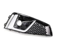 Yurefax Mesh Grill Spoiler Car Front Bumper Grille Right Fog Light Lamp Cover, for A4, for B9, for, for S4 2018 2019 2020 Car Front Fog Light Grille Insert