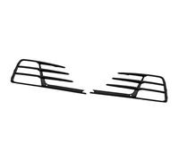 Yurefax Mesh Grill Spoiler Car Front Left Right Bumper Fog Light Lamp Cover, for VW, for Scirocco, 2015 2016 Car Front Fog Light Grille Insert(BLACK 1pair)