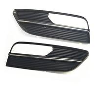 Yurefax Mesh Grill Spoiler, for A3 2014-2016 2PCS Left Right Fog Light Grills Car Front Bumper Lamp Cover Racing Direct Replacement Car Front Fog Light Grille Insert(BLACK 2pcs Hatchback)