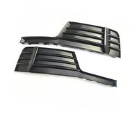 Yurefax Mesh Grill Spoiler, for A3 2017-2018 Fog Light Grills 2PCS Left Right Car Front Bumper Lamp Cover Car Front Fog Light Grille Insert(BLACK 1)