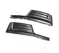 Yurefax Mesh Grill Spoiler, for A3 2017-2018 Fog Light Grills 2PCS Left Right Car Front Bumper Lamp Cover Car Front Fog Light Grille Insert(BLACK 2)