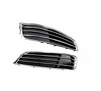 Yurefax Mesh Grill Spoiler, for A8 D5 D4 2011-2014 2PCS Fog Light Grills Left Right Car Front Bumper Lamp In Racing Car Front Fog Light Grille Insert