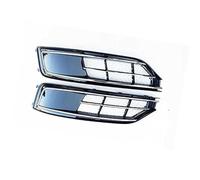 Yurefax Mesh Grill Spoiler, for A8 D5 D4 2015-2018 2PCS Fog Light Grills Left Right Car Front Lamp In Racing ABS Replacement Car Front Fog Light Grille Insert