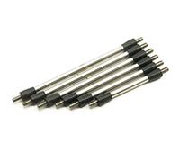 Yurefax Metal Link Rod Steering Suspension Linkage Kit 1/10 RC Crawler Car, for Axial, for SCX10 II 90046 Suspension Link(6PCS)