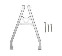 Yurefax Metal Rear Axle Support A Frame Suspension Arm Links, for Axial, for Yeti Jr. AX90052 AXI90069 1/18 RC Car Upgrade Part Suspension Arm Link(Silver)
