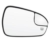 Yurefax Mirror Glass Backing Plate, for Fusion 2013-2020 Left Right Door Side Wing Heated Clear Car Wing Mirror Glass (Right)