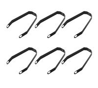 Yurefax Modification Rear Fender Support Bracket, for Ninebot, MAX G30 G30D Electric Scooter Aluminum Alloy Mudguard Bracket Accessory Skateboard Mudguard(G30 Black 6pc)