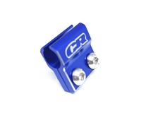 Yurefax Motorcycle Accessories CR Logo Front Rear Brake Line Hose Cable Guide Clamp CR80R CR85R CR 80R 85R 1998-2007 Motorcycle Brake Hose Clamp(Hose Clamp- Blue)