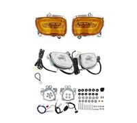 Yurefax Motorcycle Front Turn Signal Blinker Turn Signal Driving Fog Light, For Goldwing, GL1800 2012-2017 F6B 2013-2017 Motorcycle Turn Signal Indicator(C Style)