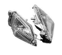 Yurefax Motorcycle Rear Indicator Turn Signal Cover, For Suzuki, GSXR1000 2009-2014 GSXR600 750 2011-2014 Motorcycle Turn Signal Indicator(White)