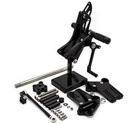 Yurefax Motorcycle Rearset Footpeg DK 125 200 390 RC250 RC390 RC125 2011 2012 2013 2014 2015 2016 2017 Adjustable Foot Pegs Pedal Rearsets Footrest Motorcycle Foot Peg(Black)