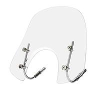 Yurefax Motorcycle Windscreen Front Windshield Airflow, for Vespa, LX50 125 150 GT200 GTS250 GTS300 Super Sport Wind Deflector Motorcycle Windshield(Clear)