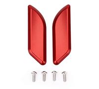 Yurefax Motorcycle Windscreen Mirror Hole Cap Cover Driven Eliminators Cap Code Accessories PANIGALE 959 1299 2015-2017 Motorcycle Windshield(Red)