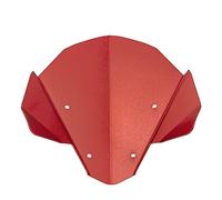 Yurefax Motorcycle Windshield Fairing Windscreen Wind Deflectors Flyscreen Aluminum Accessories CB650R 2019 2020 2021 Motorcycle Windshield(Red)