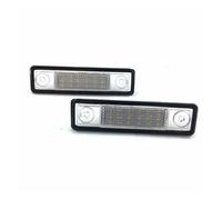 Yurefax No Error Canbus Car License Plate Light Number Auto Warning Lamp, for Opel, for Corsa Vectra B Astra F G Omega A Zafira A Signum Number Plate Light(BLACK Pair)