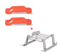 Yurefax Propeller Stabilizer Holder Drone Blade Fixed Props Transport Protector Buckle Soft Cover Mount, for DJI, for Mavic, for MINI, for Mavic, for MINI, 2 Drone Propeller(Red Landing Gear)