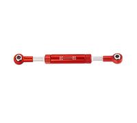 Yurefax RC Car Steering Pull Rod Adjustable Length Servos Steering Lever RC Crawler Remote Control Toys Car, for SCX10 TRX4 Suspension Arm Link(80-85mm Red)