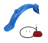Yurefax Rear Mudguard Taillight Set Electric Scooter Fender, for Xiaomi, Pro2 Mi3 KickScooter Version Rear Fender Taillight Lamp Parts Skateboard Mudguard(Blue and Green Camouflage)