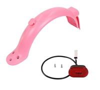 Yurefax Rear Mudguard Taillight Set Electric Scooter Fender, for Xiaomi, Pro2 Mi3 KickScooter Version Rear Fender Taillight Lamp Parts Skateboard Mudguard(Orange Camouflage)