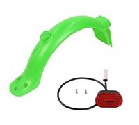 Yurefax Rear Mudguard Taillight Set Electric Scooter Fender, for Xiaomi, Pro2 Mi3 KickScooter Version Rear Fender Taillight Lamp Parts Skateboard Mudguard(Army green)