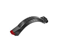 Yurefax Rear Tail Lamp Flashlight Mudguard Rear Brake Foot Brake Fender Carbon Fiber Electric Scooter 6.5/5.5/8 Inch Fender Cover Skateboard Mudguard(6.5inch)